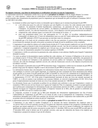 SBA Form 3508EZ PPP Ez Loan Forgiveness Application (French), Page 3