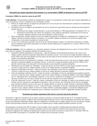 SBA Form 3508EZ PPP Ez Loan Forgiveness Application (French), Page 9