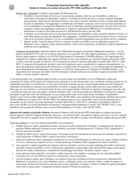 SBA Form 3508S PPP Loan Forgiveness Application (Italian), Page 5