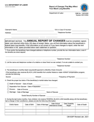 Form CM-929P Report of Changes That May Affect Your Black Lung Benefits, Page 4
