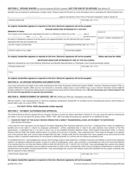 Form GEN008 &quot;Refund Election (Pers Tier I/II/Iii, Trs Tier I/II, Jrs)&quot; - Alaska, Page 2