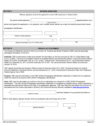 CBP Form 0079 Law Enforcement Officers Safety Act (Leosa) Application, Page 5