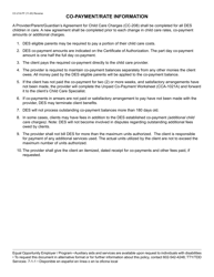 Form CC-214 Child Care Provider Rate Agreement - Arizona, Page 2