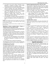 Instructions for Arizona Form 120X, ADOR10341 Arizona Amended Corporation Income Tax Return - Arizona, Page 2