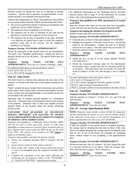 Instructions for Arizona Form 120X, ADOR10341 Arizona Amended Corporation Income Tax Return - Arizona, Page 9