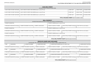 Form CDTFA-403-C Combined Financial Statement - California, Page 2