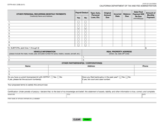 Form CDTFA-403-C Combined Financial Statement - California, Page 6