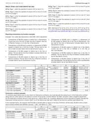 Form CDTFA-401-A &quot;State, Local, and District Sales and Use Tax Return&quot; - California, Page 16