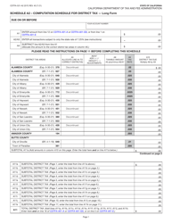 Form CDTFA-401-A &quot;State, Local, and District Sales and Use Tax Return&quot; - California, Page 4