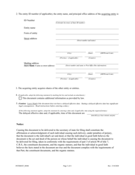 Statement of Owner&#039;s Interest Exchange (Acquiring Entity Is a Domestic Entity) - Colorado, Page 3