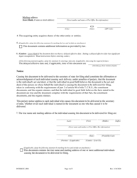 Statement of Owner&#039;s Interest Exchange (Acquiring Entity Is a Foreign Entity) - Colorado, Page 4