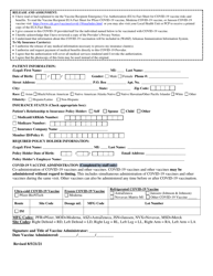 Provider Covid-19 Immunization Consent Form - Arkansas, Page 2