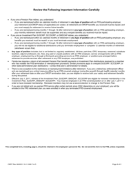 Form CERT Frs Employment Certification Form - Florida, Page 2