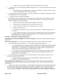 Add-A-site Checklist - Center Sponsors (Adding Traditional Child or Adult Facilities) - Georgia (United States), Page 4