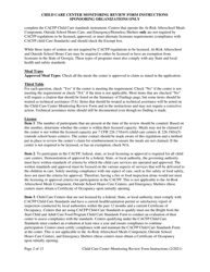 Instructions for Child Care Center Monitoring Form - Georgia (United States), Page 2