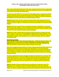 Instructions for Child Care Center Monitoring Form - Georgia (United States), Page 9