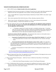 Add-A-site Checklist - Administrative Sponsors (Adding Traditional Child/Adult Facilities) - Georgia (United States), Page 2