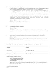 Medical Release and Consent Form and Disability Questionnaire for Employment - Illinois, Page 3