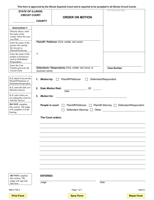 Form MN-O705.3  Printable Pdf