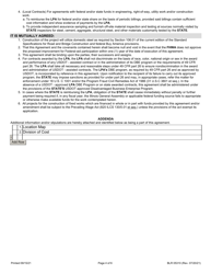 Form BLR05310 Local Public Agency Agreement for Federal Participation - Illinois, Page 4