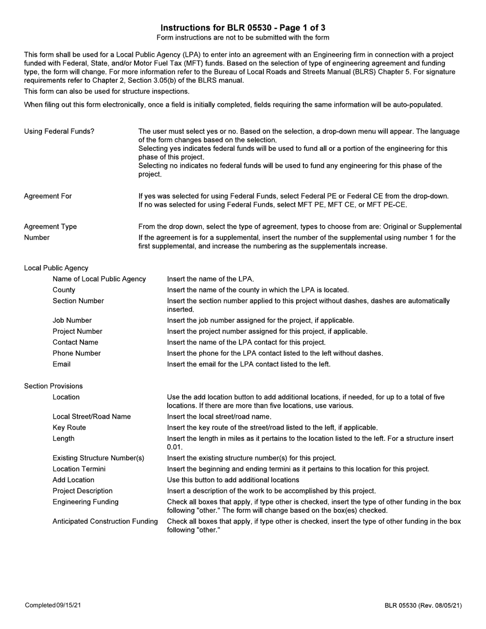 Form BLR05530 Local Public Agency Engineering Services Agreement - Illinois, Page 4