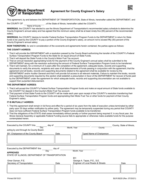 Form BLR09220  Printable Pdf