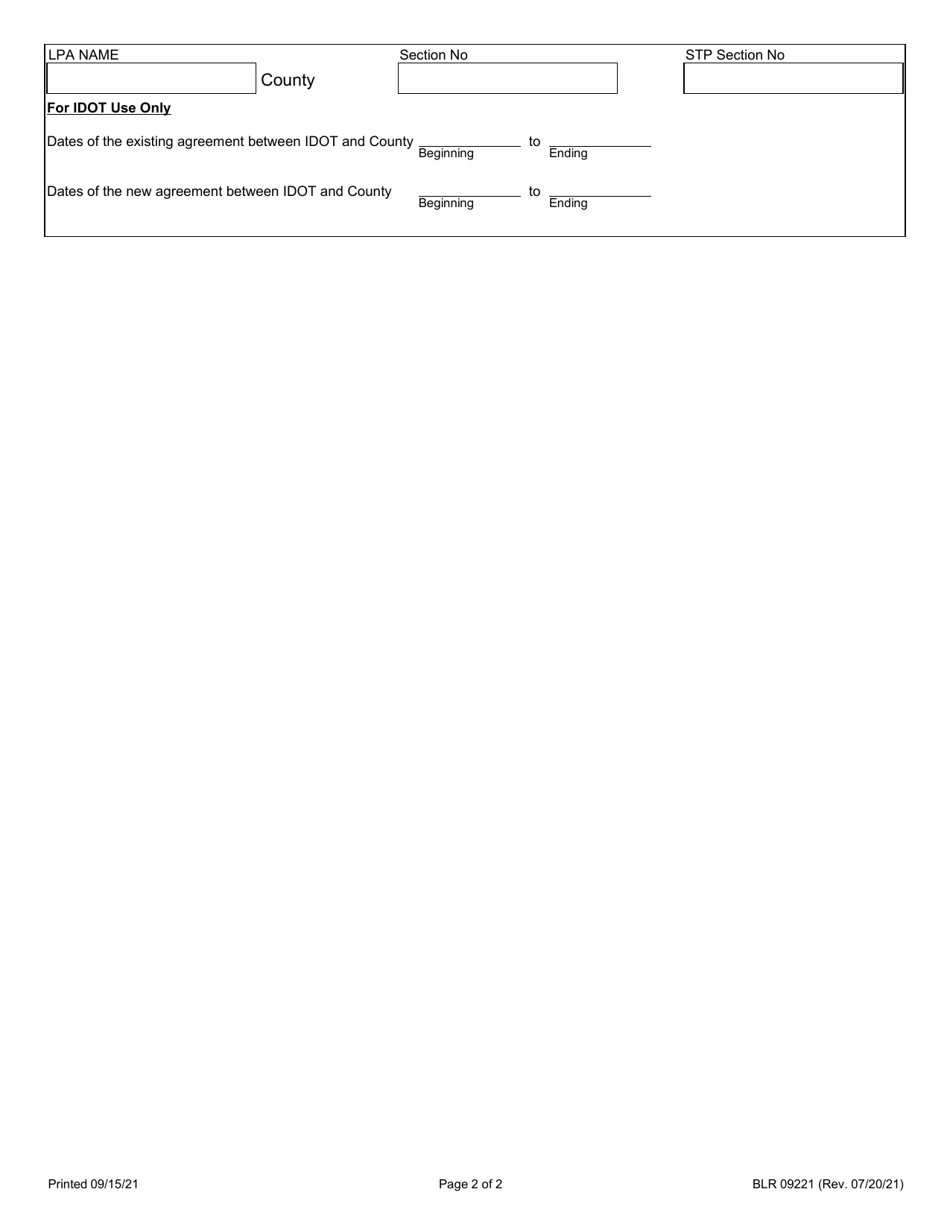 Form BLR09221 Resolution Appropriating Funds for the Payment of the County Engineers Salary - Illinois, Page 2