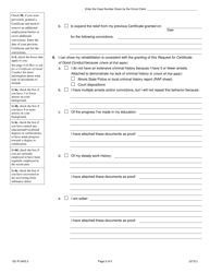 Form GC-R2403.3 Request for Certificate of Good Conduct - Illinois, Page 2