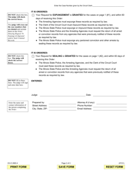 Form EX-O2905.4 Order to Expunge &amp; Impound and/or Seal Criminal Records - Illinois, Page 2