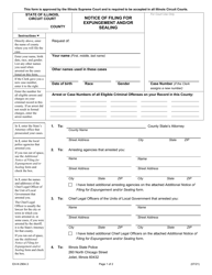 Document preview: Form EX-N2904.3 Notice of Filing for Expungement and/or Sealing - Illinois