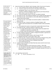 Form EX-R2903.6 Request to Expunge &amp; Impound and/or Seal Criminal Records - Illinois, Page 2