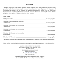 Form MF-48 Application to Report and Pay Lp-Gas Tax on Mileage Basis and for Annual Mileage Permit and Decal - Kansas, Page 2