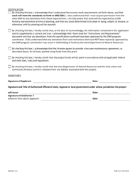 DNR Form 542-0219 Derecho Community Forestry Grant Program Application - Iowa, Page 8