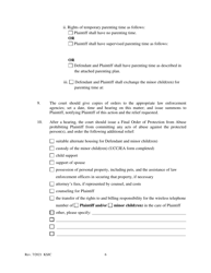 Counter Petition for Protection From Abuse Order - Kansas, Page 6