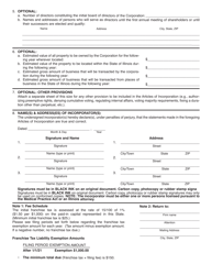 Form BCA2.10 (MCA) Articles of Incorporation - Medical Corporation - Illinois, Page 2