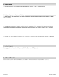 DNR Form 542-0918 Pre-proposal Prior to Financial Assistance Requests (Grants) - Iowa, Page 2