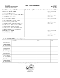 Form PPS4300 Family First Prevention Plan - Kansas, Page 2