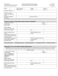 Form PPS5254 Educational Enrollment Information for School Placement Form (Eeispf) - Kansas, Page 2