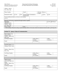 Form PPS5254 Educational Enrollment Information for School Placement Form (Eeispf) - Kansas, Page 5