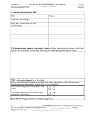 Form PPS5341 Best Interest Staffing (Bis) Report and Approval - Kansas, Page 5