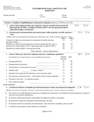 Formulario PPS6115 Elegibilidad Para Asistencia De Adopcion - Kansas (Spanish)