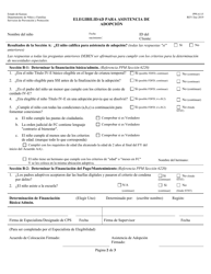Formulario PPS6115 Elegibilidad Para Asistencia De Adopcion - Kansas (Spanish), Page 2