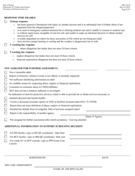 Form PPS10110 Adult Protective Services Screening Report - Kansas, Page 2