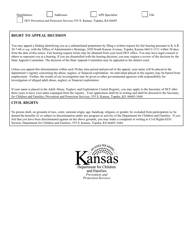 Form PPS10300 Notice of Agency Decision - Kansas, Page 2