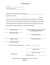 Application to Act as a Pharmacy Services Administrative Organization in the State of Louisiana - Louisiana, Page 14