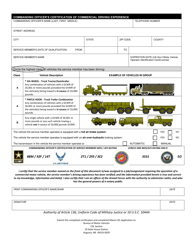 Application for Military Cdl Test Waiver - Maine, Page 2