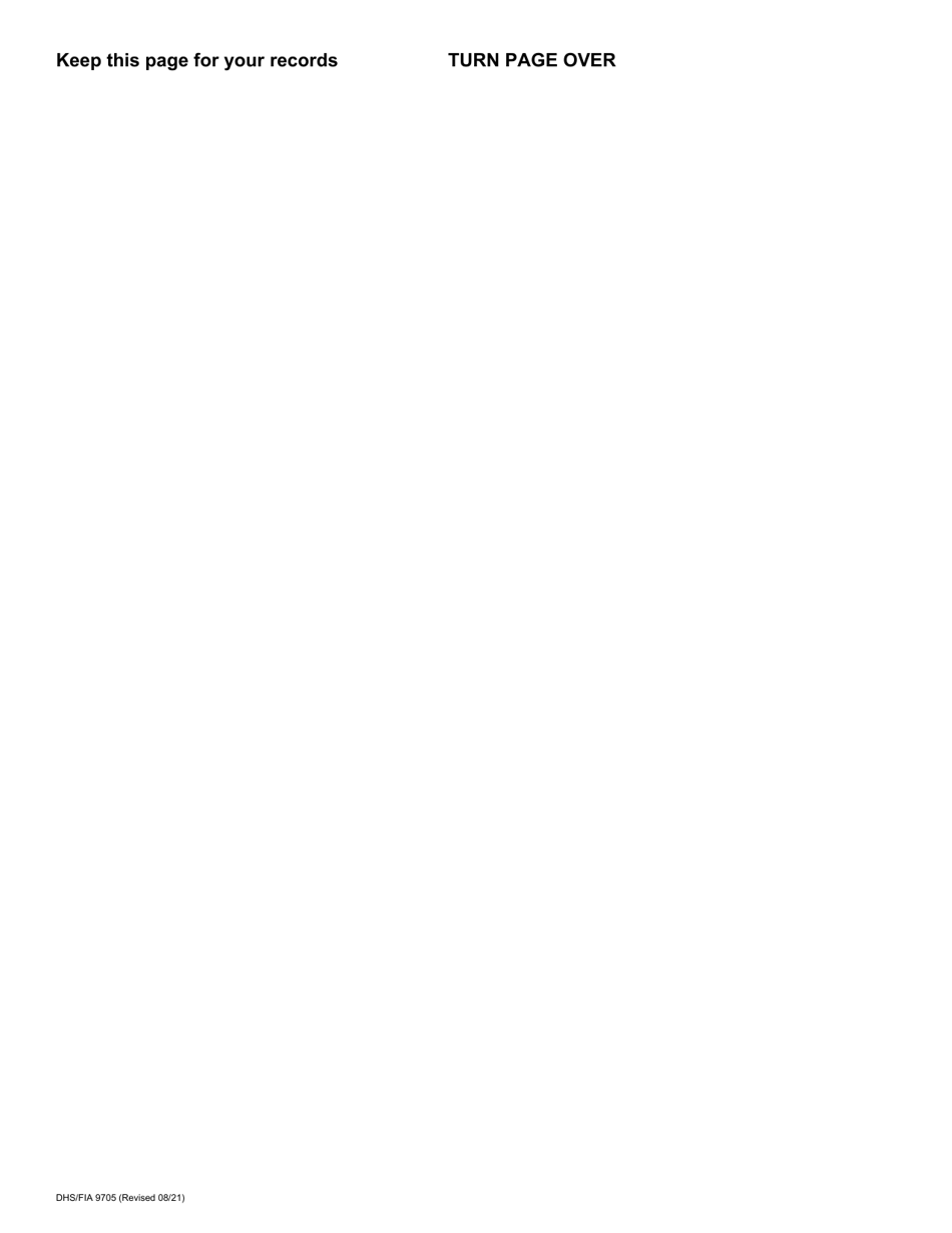 Form DHS / FIA9705 Mail-In Application for Qualified Medicare Beneficiary (Qmb) and Specified Low-Income Medicare Beneficiary (Slmb) Programs - Maryland, Page 8