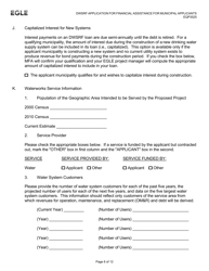Form EQP3525 Drinking Water State Revolving Fund (Dwsrf) Application for Financial Assistance for Municipal Applicants - Michigan, Page 6