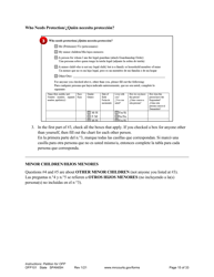 Form OFP101 Instructions - Asking for an Order for Protection (Ofp) - Minnesota (English/Spanish), Page 15