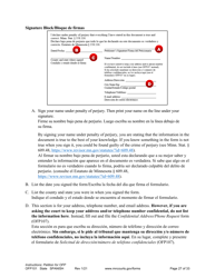 Form OFP101 Instructions - Asking for an Order for Protection (Ofp) - Minnesota (English/Spanish), Page 27